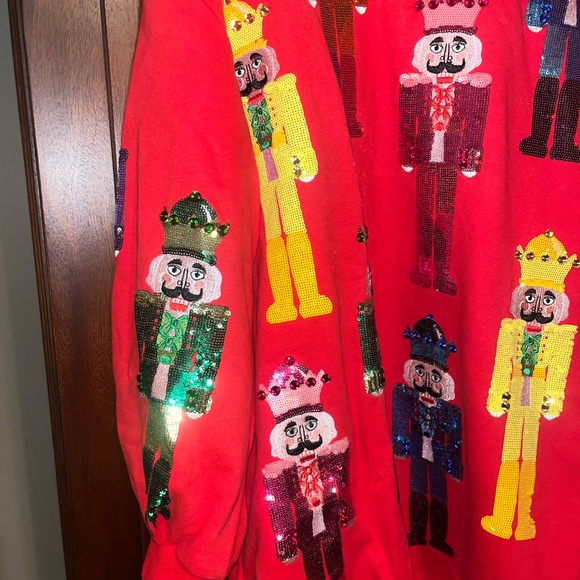 Colorful Nutcracker Sequin Sweater - Picture 3 of 6